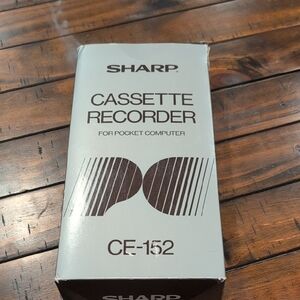 Vintage Sharp CE-152 Cassette Recorder For Pocket Computer New